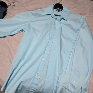 Express Sky Blue Men's Dress Shirt